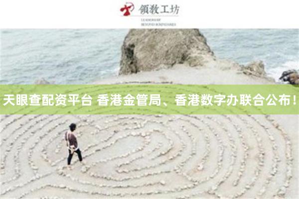 天眼查配资平台 香港金管局、香港数字办联合公布！