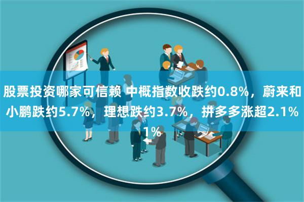 股票投资哪家可信赖 中概指数收跌约0.8%，蔚来和小鹏跌约5.7%，理想跌约3.7%，拼多多涨超2.1%