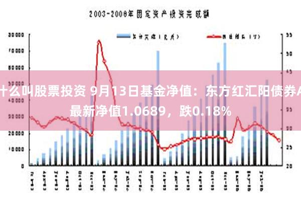 什么叫股票投资 9月13日基金净值：东方红汇阳债券A最新净值1.0689，跌0.18%