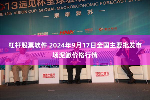 杠杆股票软件 2024年9月17日全国主要批发市场泥鳅价格行情
