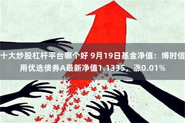 十大炒股杠杆平台哪个好 9月19日基金净值：博时信用优选债券A最新净值1.1335，涨0.01%