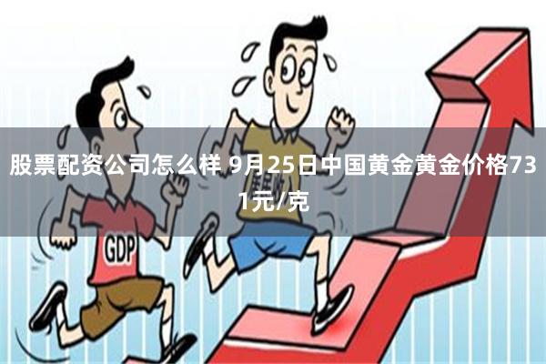 股票配资公司怎么样 9月25日中国黄金黄金价格731元/克
