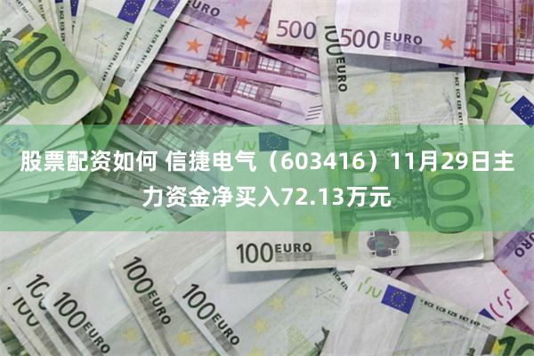 股票配资如何 信捷电气（603416）11月29日主力资金净买入72.13万元