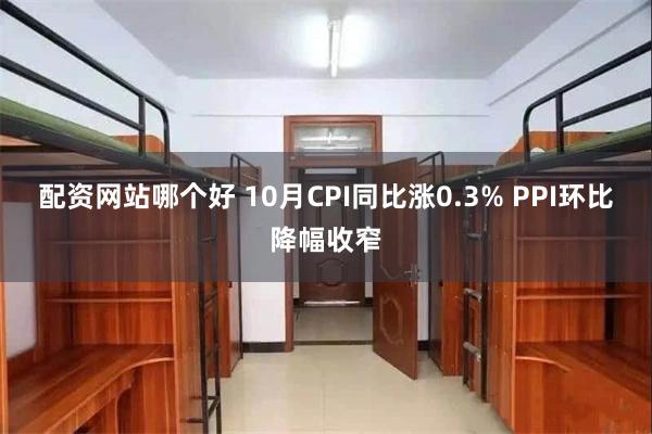 配资网站哪个好 10月CPI同比涨0.3% PPI环比降幅收窄