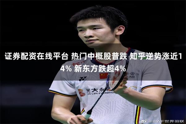 证券配资在线平台 热门中概股普跌 知乎逆势涨近14% 新东方跌超4%