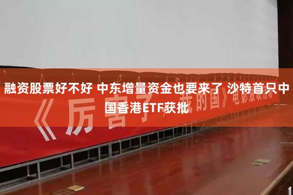 融资股票好不好 中东增量资金也要来了 沙特首只中国香港ETF获批