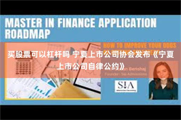 买股票可以杠杆吗 宁夏上市公司协会发布《宁夏上市公司自律公约》