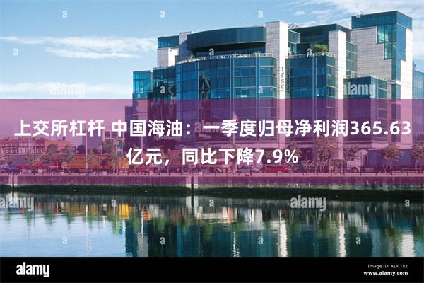 上交所杠杆 中国海油：一季度归母净利润365.63亿元，同比下降7.9%