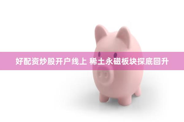 好配资炒股开户线上 稀土永磁板块探底回升